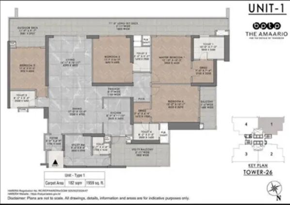 lodha altero floor plan